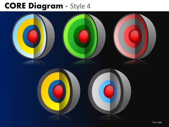 PowerPoint Process Executive Growth Core Diagram Ppt Theme