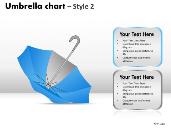 PowerPoint Process Graphic Umbrella Chart Ppt Backgrounds
