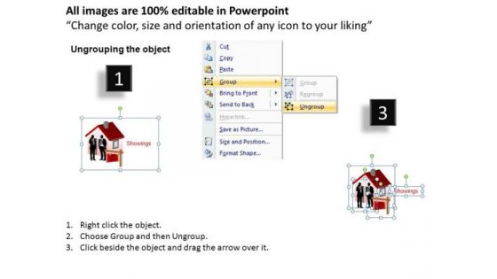 PowerPoint Process Growth Home Selling Ppt Template