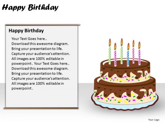 PowerPoint Process Happy Birthday Diagram Ppt Layouts