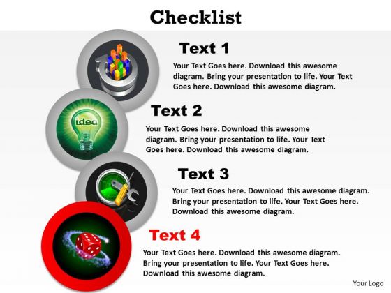 PowerPoint Process Process Checklist Ppt Presentation