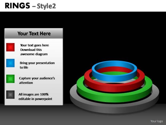 PowerPoint Process Process Ring Chart Ppt Slides