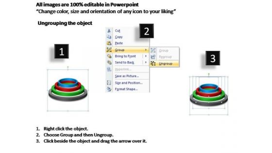 PowerPoint Process Process Ring Chart Ppt Slides