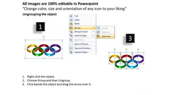 PowerPoint Process Rings Marketing Ppt Template