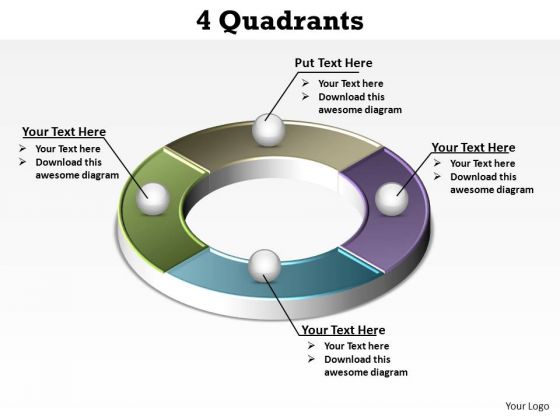 PowerPoint Process Sales Quadrants Ppt Templates