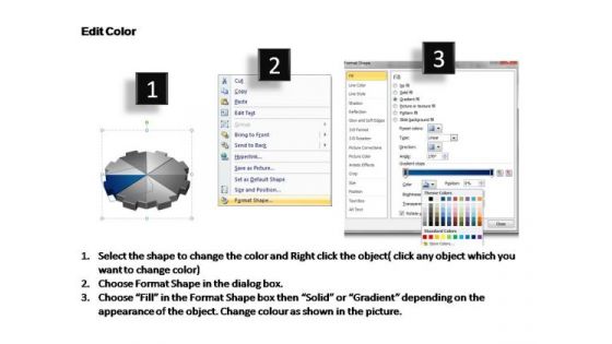 PowerPoint Process Teamwork Arrows Chart Ppt Theme