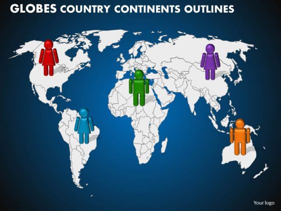 PowerPoint Process Teamwork Globes Country Ppt Designs