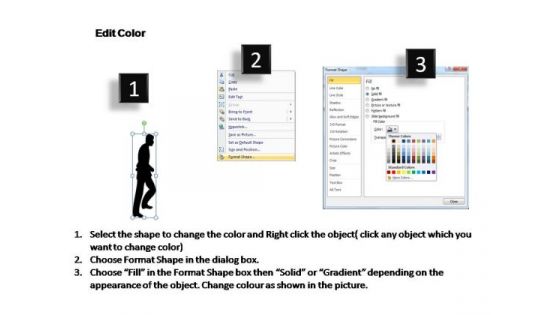 PowerPoint Process Teamwork Steps To A Goal Ppt Presentation