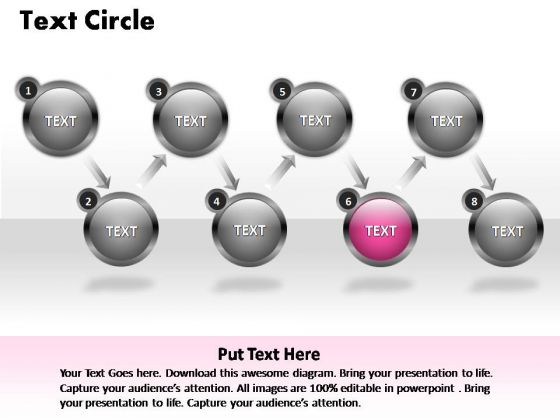 PowerPoint Process Teamwork Text Ppt Template