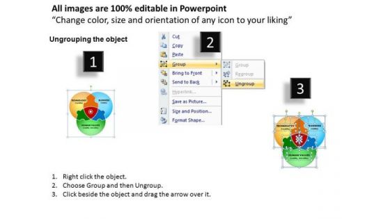PowerPoint Process Venn Diagram Ppt Design