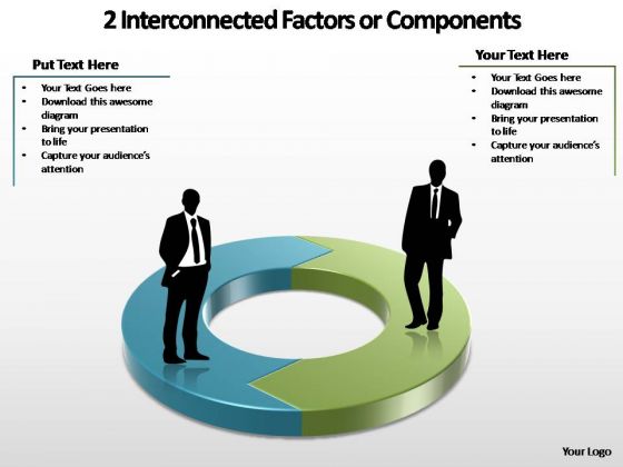 PowerPoint Slide Business Interconnected Ppt Template