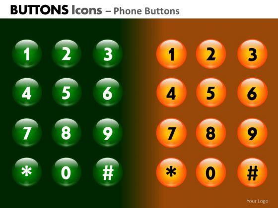 PowerPoint Slide Business Leadership Buttons Icons Ppt Template