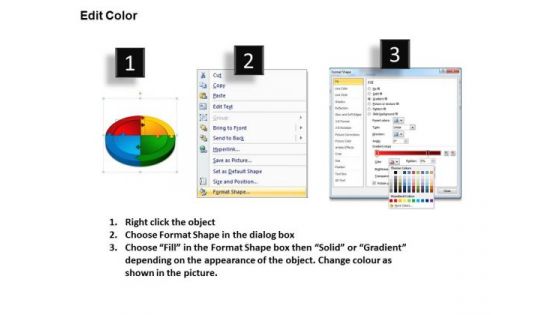 PowerPoint Slide Circle Puzzle Company Ppt Slides