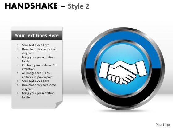 PowerPoint Slide Company Handshake Ppt Designs