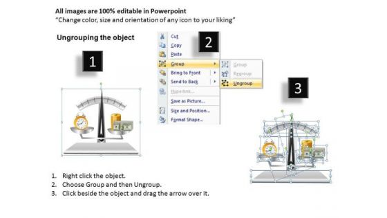 PowerPoint Slide Corporate Success Scale With Pointer Ppt Templates