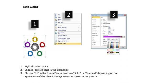 PowerPoint Slide Designs Circle Process Circular Jigsaw Ppt Process