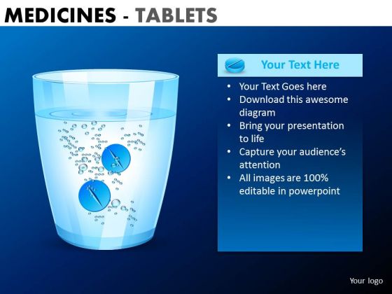 PowerPoint Slide Designs Company Education Medicine Tablets Ppt Slides
