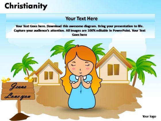 PowerPoint Slide Designs Education Christianity Ppt Template