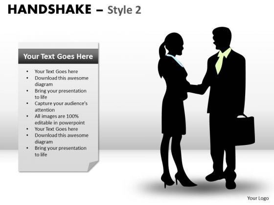 PowerPoint Slide Designs Success Handshake Ppt Designs