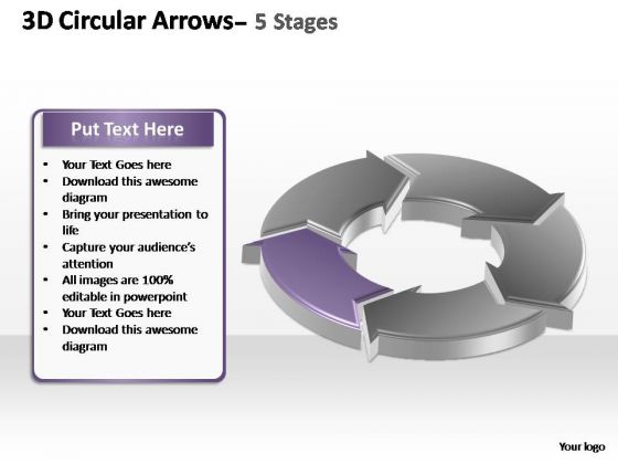 PowerPoint Slide Designs Teamwork Circular Arrows Ppt Design