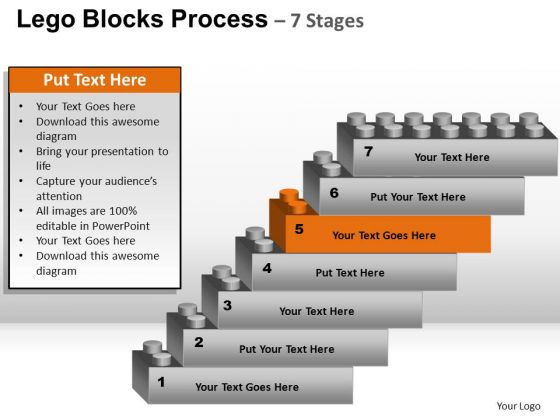 PowerPoint Slide Education Lego Blocks Ppt Slide