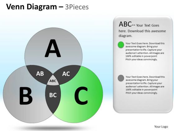 PowerPoint Slide Executive Teamwork Mission Venn Circular Process Diagram Ppt Themes