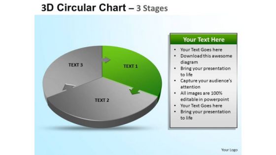 PowerPoint Slide Growth Circular Ppt Template