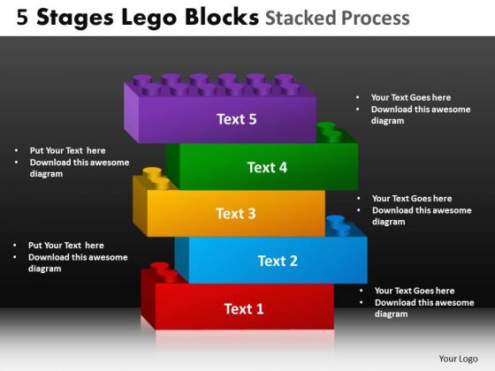 PowerPoint Slide Growth Lego Blocks Ppt Designs
