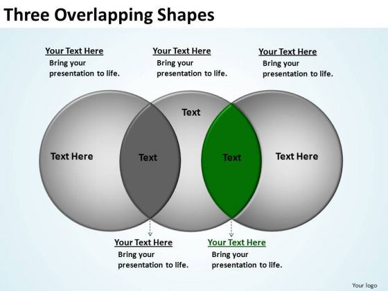 PowerPoint Slide Layout Company Three Overlapping Ppt Presentation