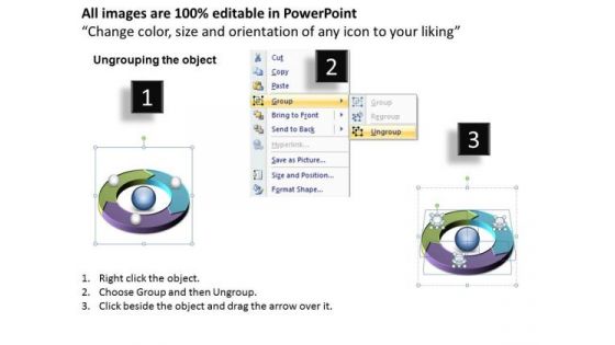 PowerPoint Slide Layout Teamwork Circular Ppt Template