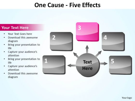 PowerPoint Slide Leadership Five Effects Ppt Theme