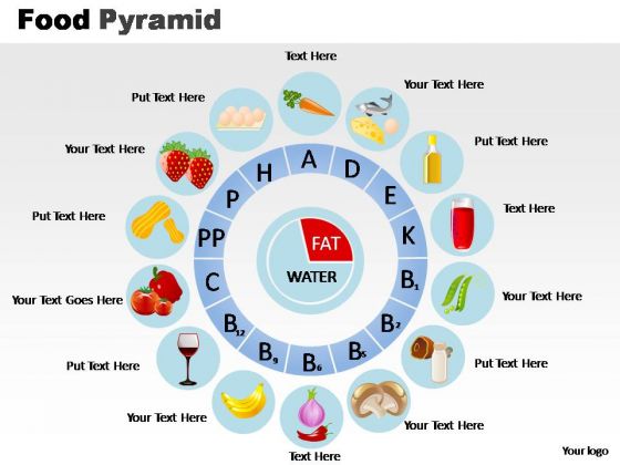 PowerPoint Slide Sales Food Pyramid Ppt Slides