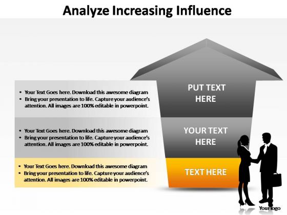 PowerPoint Slide Teamwork Analyze Increasing Ppt Backgrounds