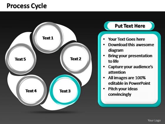 PowerPoint Slide Teamwork Constant Process Ppt Templates