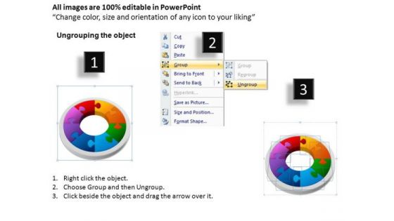 PowerPoint Slide Teamwork Cycle Process Flow Ppt Process
