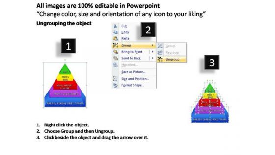 PowerPoint Slide Teamwork Food Pyramid Ppt Slides