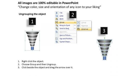 PowerPoint Slide Teamwork Funnel Diagram Ppt Design