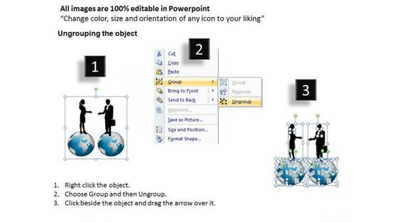 PowerPoint Slidelayout Chart Handshake Ppt Theme