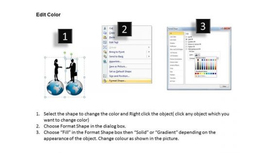 PowerPoint Slidelayout Chart Handshake Ppt Theme