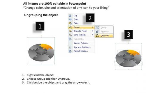 PowerPoint Slidelayout Chart Pie Chart Puzzle Process Ppt Process