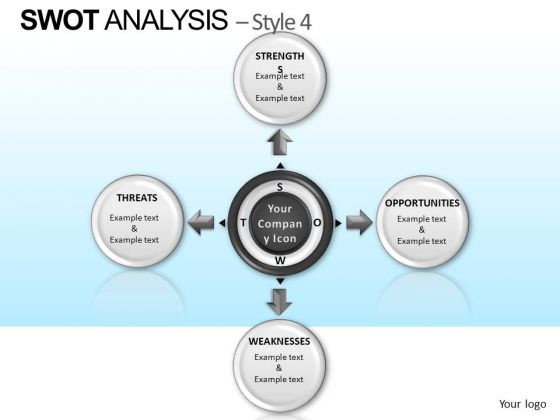 PowerPoint Slidelayout Company Teamwork Swot Analysis Ppt Layout
