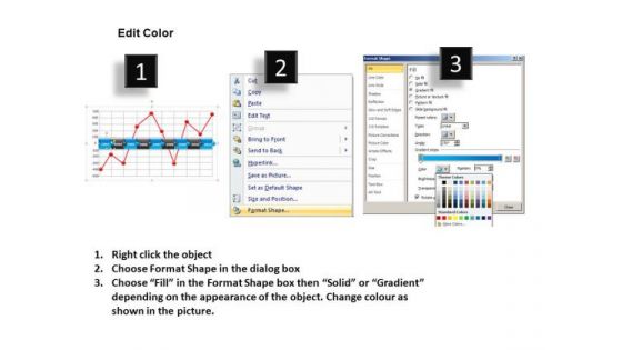PowerPoint Slidelayout Company Teamwork Timeline Graphs Ppt Layout