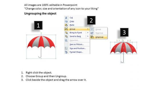 PowerPoint Slidelayout Executive Strategy Umbrella Chart Ppt Themes
