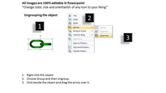 PowerPoint Slidelayout Graphic Chains Flowchart Ppt Slide