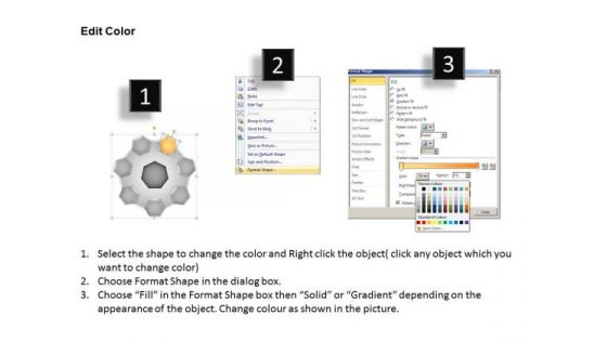 PowerPoint Slidelayout Growth Hub And Spokes Process Ppt Presentation