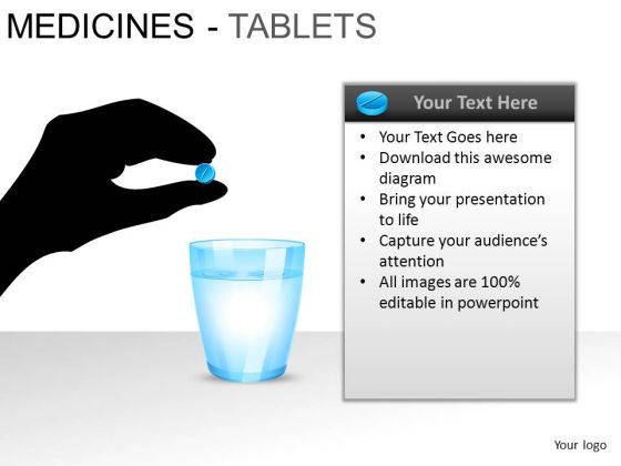 PowerPoint Slidelayout Strategy Medicine Tablets Ppt Slide Designs