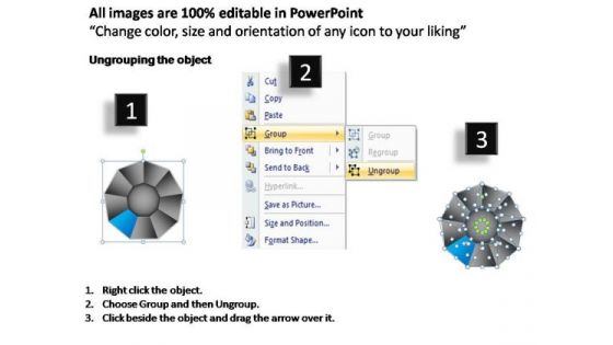 PowerPoint Slidelayout Teamwork Process Chart Ppt Template