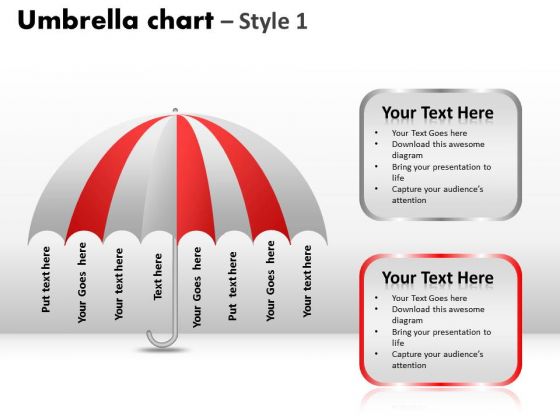 PowerPoint Slidelayout Teamwork Umbrella Chart Ppt Theme