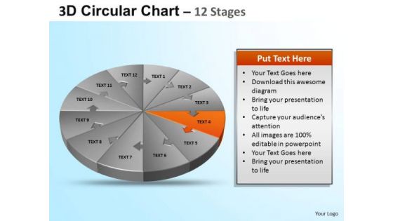 PowerPoint Slides Business Circular Ppt Process