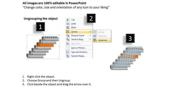 PowerPoint Slides Chart Lego Blocks Ppt Theme